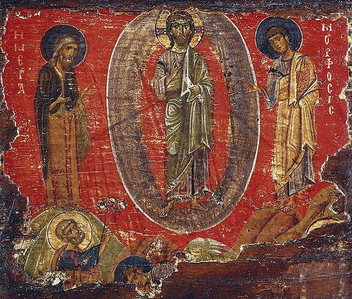 Преображение Господне. Икона. Византия. XII в. СПб, Эрмитаж