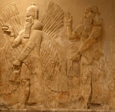 Reuters: An Assyrian relief, displayed at the Iraqi national museum in Baghdad.