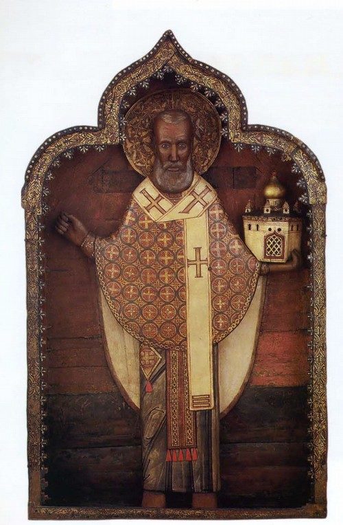 St. Nicholas of Mozhaisk, in case. Late 16th – 17th century