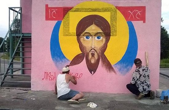 На Украине закрасили образ Христа, увидев в нем «проявление сепаратизма»