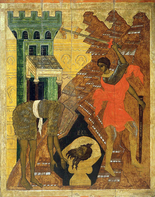 The Beheading of St. John the Baptist.