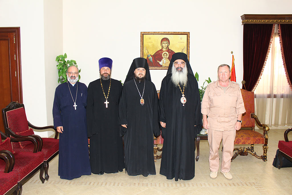 Делегация Русской Православной Церкви посетила группировку российских войск в Сирии