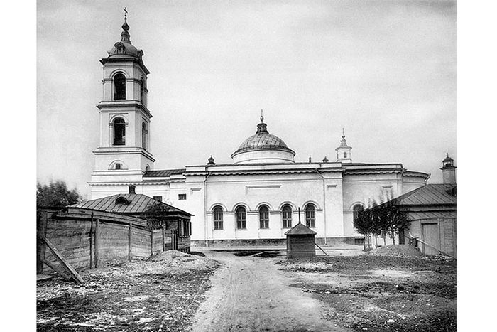 Церковь Спаса Преображения в Наливках в 1882 году