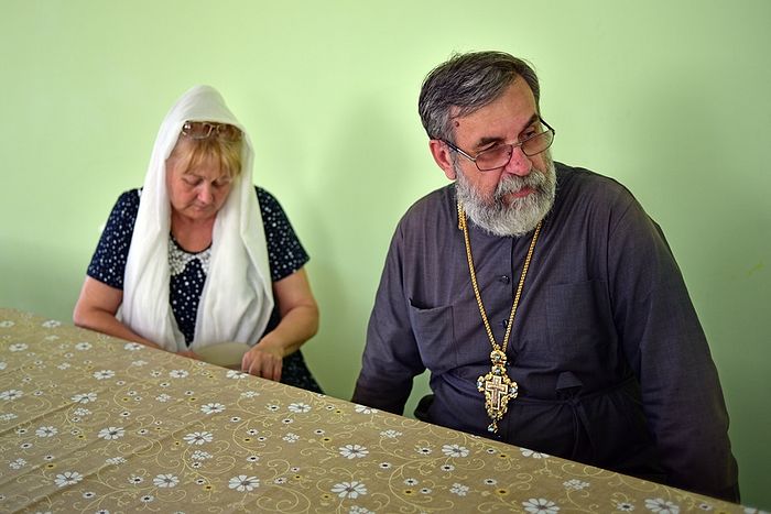 Отец Алексей и матушка Татьяна. Фото: Антон Подгайко