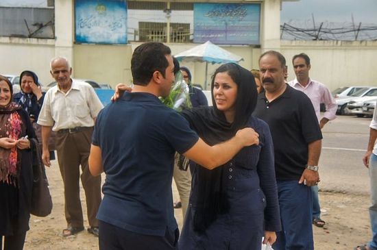 Youcef and Tina Nadarkhani greet each other on his release from prison in 2012/ Photo: Nadarkhani Family