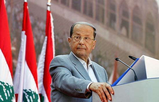 Michel Aoun © EPA/NABIL MOUNZER 