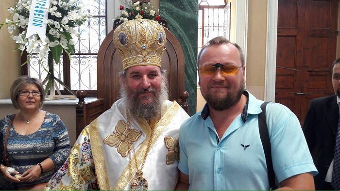 Епископ Кириллос и Андрей Пономарев