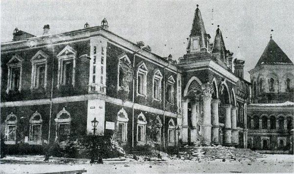 Москва, Кремль, Чудов монастырь. Фото архитектора П.П.Покрышкина, сделанное 10 ноября 1917г.