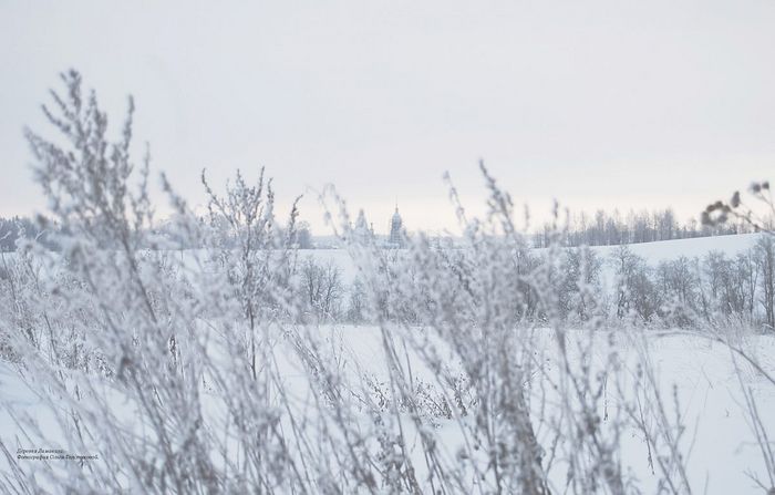 Деревня Ламаниха, церковь св. Николы, Крещение. Фотография Ольги Толстиковой