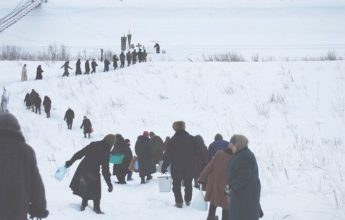 Деревня Ламаниха, церковь св. Николы, Крещение. Фотография Ольги Толстиковой