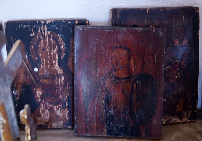 Старинные иконы храма села Озел