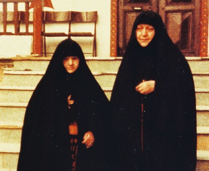 Gerontissas Theophano (left), and Macrina