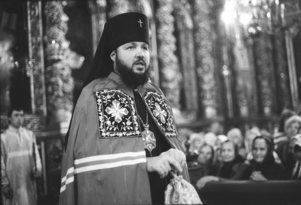 His Holiness Patriarch Kirill's 70th birthday.  Homily at Dormition Cathedral in Smolensk. 1980s.