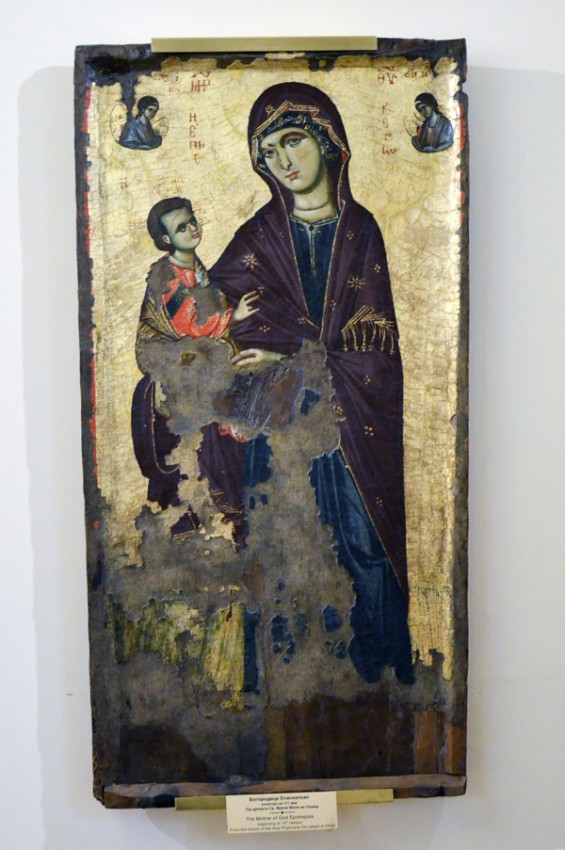 Icon of the Mother of God Episkepsis. Early 14th c., Ochrid