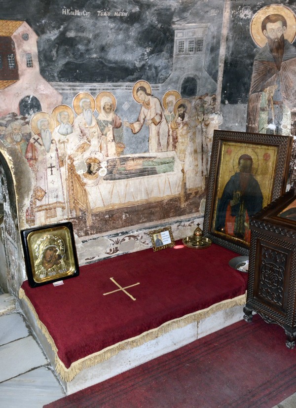 The burial site of St. Naum of Ochrid