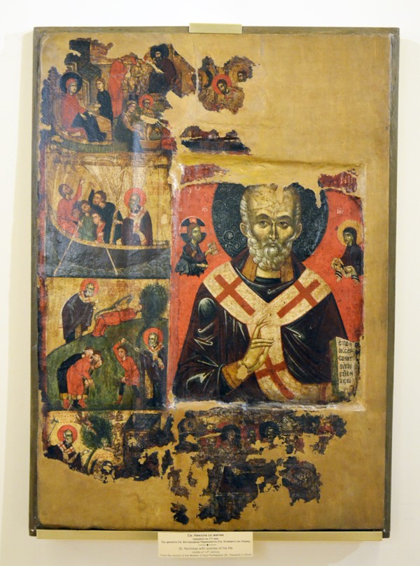 St. Nicholas, with Life. Mid 14th c., Ochrid
