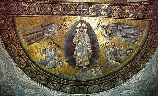 Apse mosaic of the Transfiguration from Saint Catherine's Monastery, Sinai