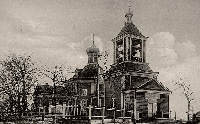 Кафедральный собор Благовещенска. Сгорел в 1924 г. по неустановленной причине.