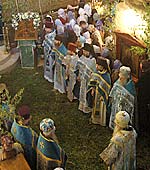 Всенощное бдение на праздник Владимирской иконы Божией Матери