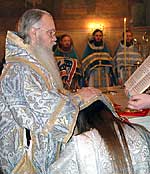 За Божественной Литургией был рукоположен во иеромонаха насельник Сретенского монастыря, выпускник семинарии, иеродиакон Паисий (Бочкарев)