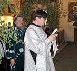 Первая ектения выпускника семинарии диакона Александра Колногорова