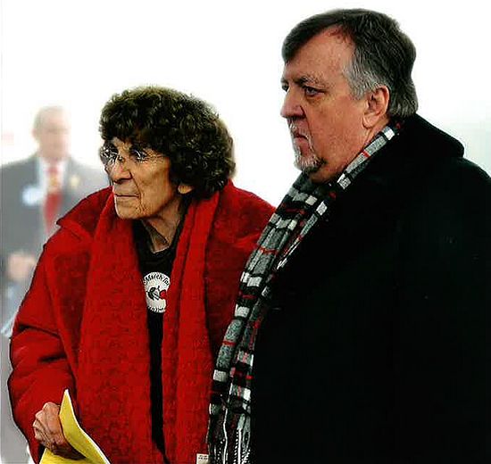 Fr. John with Nellie Gray