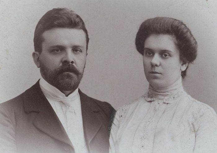Иван Алексеевич и его супруга Зинаида Петровна Артоболевские