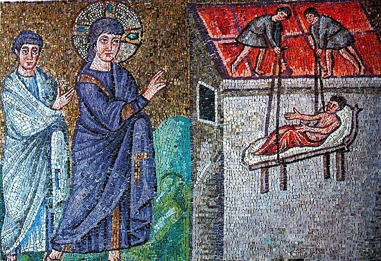 Mosaic in Basilica of Sant'Apollinare Nuovo. Photo: Wikimedia Commons