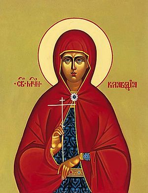 The Holy Virgin Martyr Claudia