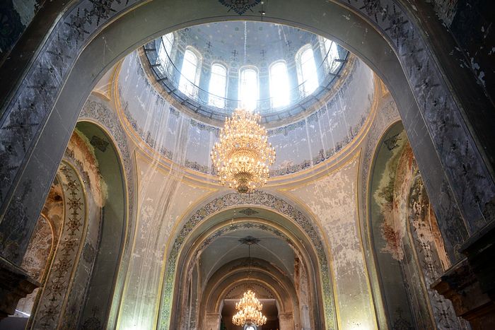 Интерьер Свято-Софийского собора Харбина