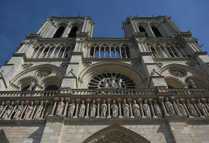 Западный фасад собора Парижской Богоматери. Фото: РИА Новости/Наталья Селиверстова