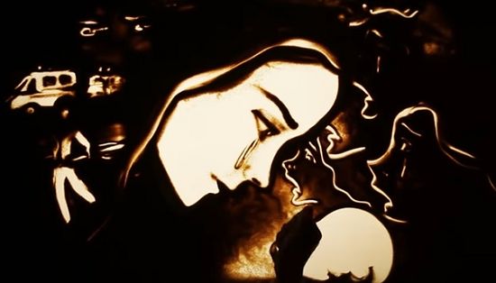 Sand animation film in honor of Chernobyl released (+ VIDEO) /  Православие.Ru