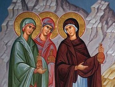 On the Sunday of the Myrrhbearers