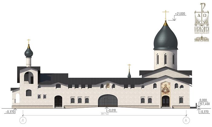 Проект храма священномученика Игнатия Богоносца в Новогирееве