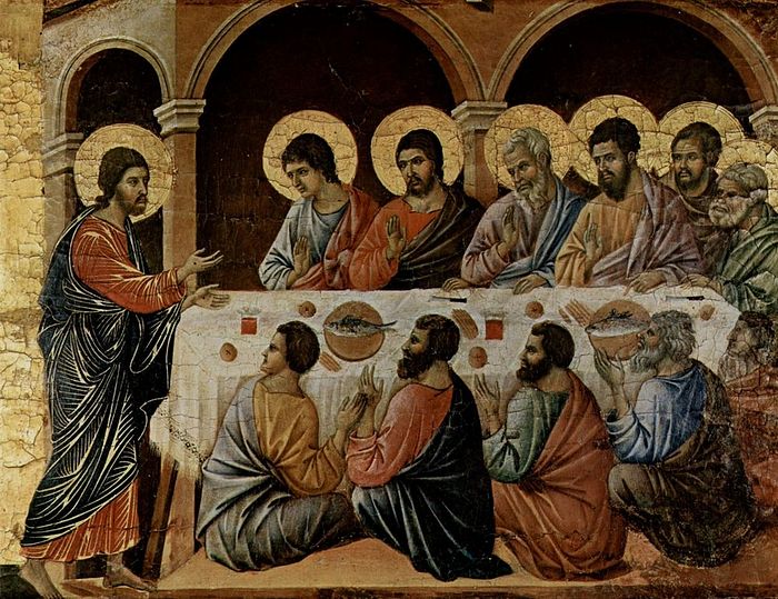 Duccio di Buoninsegna, Christ's Appearance to the Apostles, ca. 1308-1311