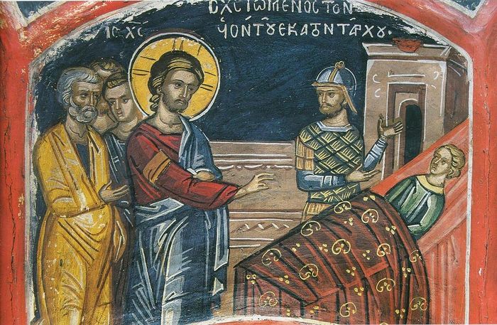 Healing the centurion's servant