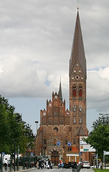 St. Alban's Church in Odense, Denmark