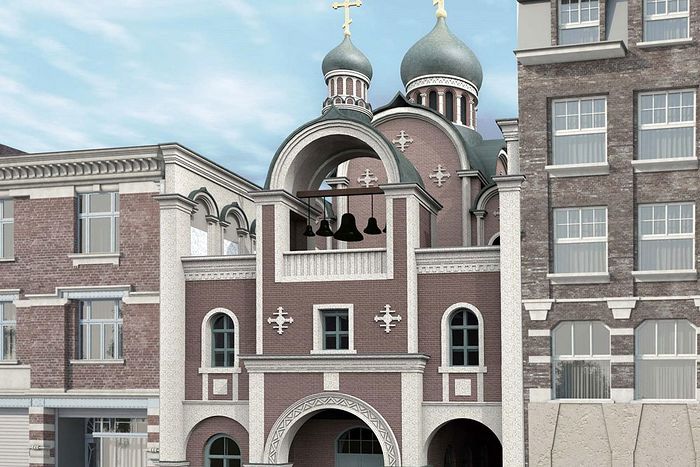 Плиты с именами погибших планируется установить во внутренней галерее храма вокруг звонницы. Фото: Предоставлено русскоязычной общиной города Льеж