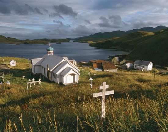 Saint Nicholas Orthodox Church, Atka. Photo: orthodox-world.org
