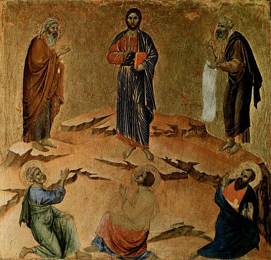 Transfiguration. Duccio di Buoninsegna. Photo: Wikipedia