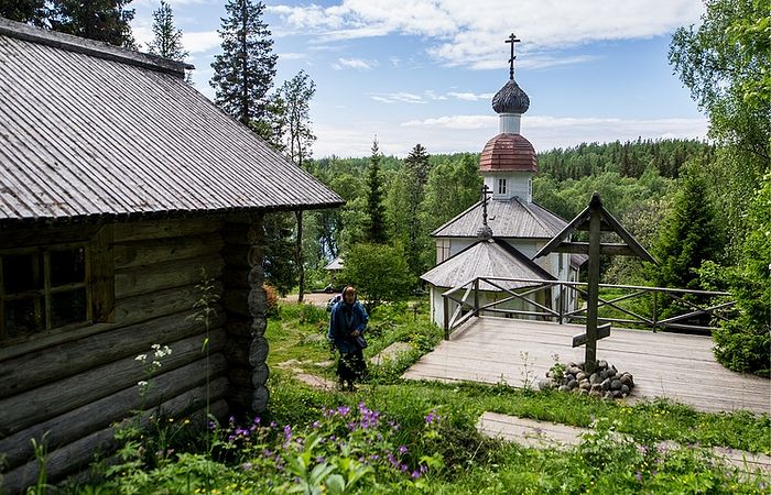 Воскресенская церковь на острове Анзерском Соловецкого архипелага. Фото: Сергей Бобылев/ТАСС