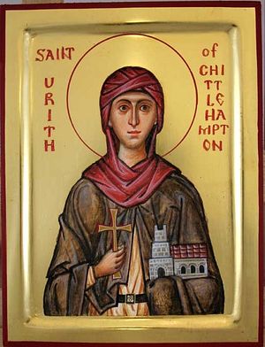 An Orthodox icon of St. Urith of Chittlehampton