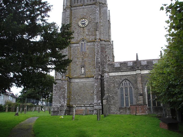 Chittlehampton church and tower, Devon (photo provided by the vicar of Chittlehampton)