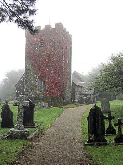 St. Rumon's ruined Church in Ruan Major, Cornwall (source - Acornishjourney.wordpress.com)