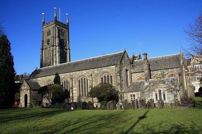 The parish Church of St. Eustachius in Tavistock, Devon