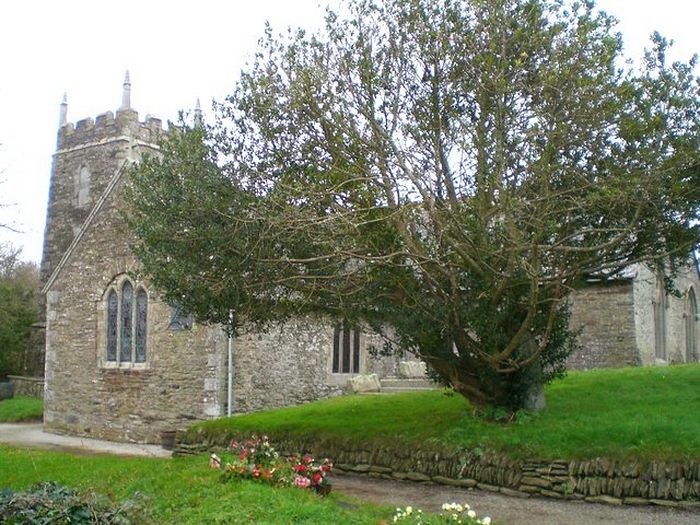 The parish Church of St. Rumon in Ruan Lanihorne, Cornwall