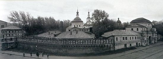 Панорама Данилова монастыря после закрытия. 1930-е гг. Фото с сайта a-dedushkin.livejournal.com