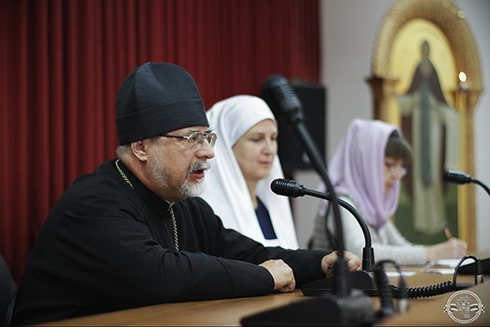 Протоиерей Алексий Шульгин на встрече со студентами Кузбасской духовной семинарии