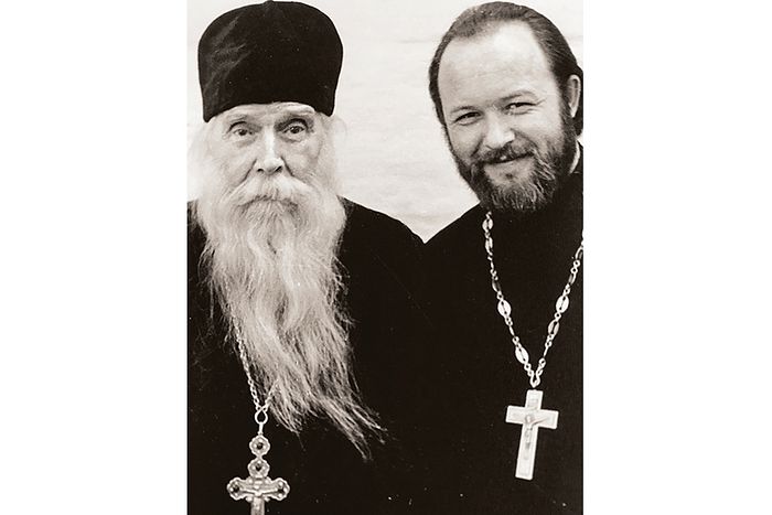 Протоиерей Валериан Кречетов со священником Сергием Орловым