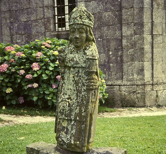 Church of St. Tysilio (Suliac) in St. Suliac, Brittany